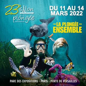 Salon de la plongée 2022 : du 11 au 14 mars !